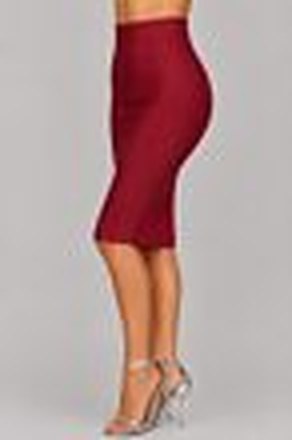 Falda B627 Vino